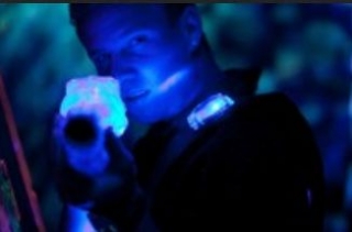 Experiencia de juego láser 